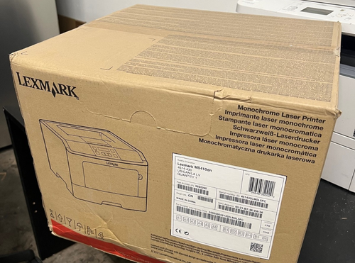 Brand New Lexmark MS410dn Monochrome Laser Printer 35S0200 Sealed Box - Picture 2 of 5