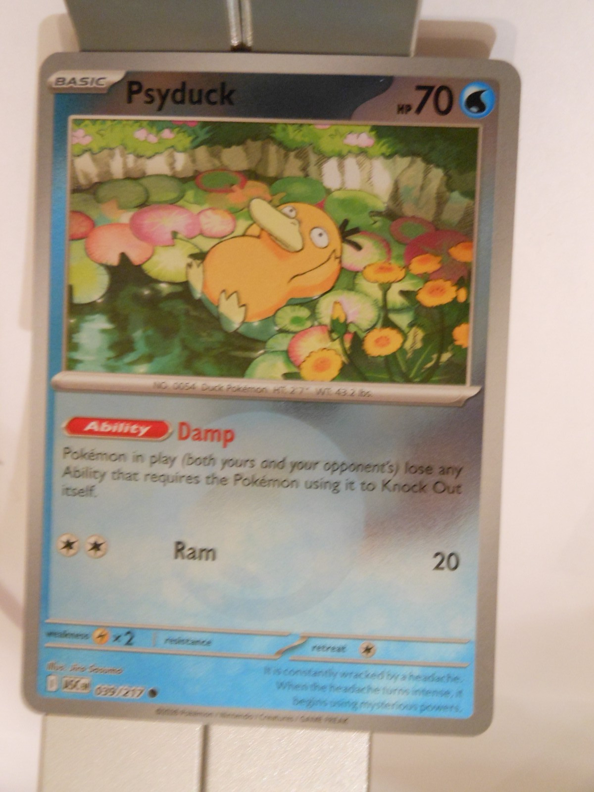 149PK039r- Psyduck-39/217 - Ascended Heroes (ASC) - Common Reverse )