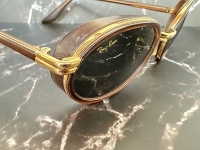 B&L Ray-Ban W2814 NYBK ヴィンテージ サングラス ケース付 VINTAGE B&L RAY-BAN USA W2814 NYAS BROWN/GOLD G15 SIDE-CUPS DINERS