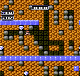 Boulder Dash pre-owned Nintendo Famicom NES Tested