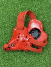 Cliff Keen Signature Wrestling Headgear Red Adult Adjustable Ear Guards