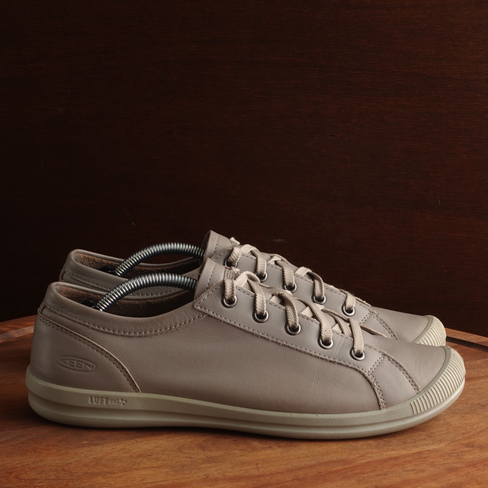 Sneakers Keen donna taglia 9 5 grigio Lorelai pelle stringate scarpe casual outdoor