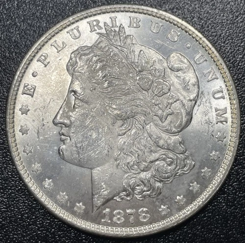 1878 8TF Morgan Silver Dollar $1 Choice Uncirculated Coin VAM 7 Piked A