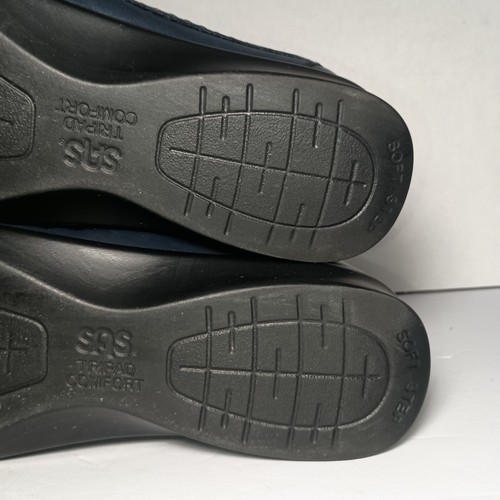 SAS Tripad Comfort Roamer Navy Nubuck Leather Shoe Loafer Wm's 7.5 L8882140 - Picture 15 of 19