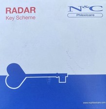 NEW Phlexicare RADAR Lock Set For Disabled Toilets - Left Hand