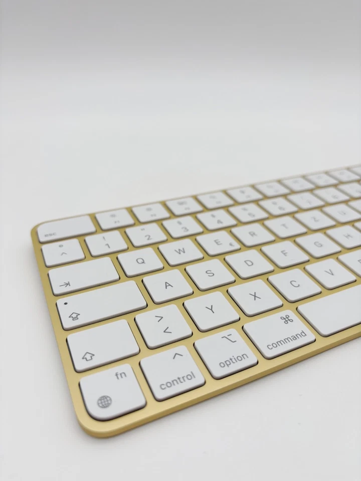 Apple Magic Keyboard Touch ID QWERTZ Deutsch Fingerabdruck Gold OVP Refurbished - Bild 2 von 4