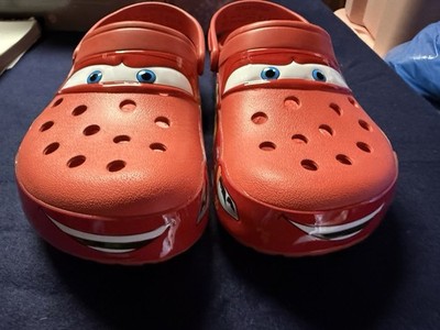 Crocs Lighting McQueen Shoes with Light-Up Feature