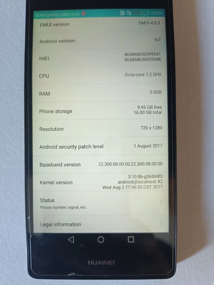 Smartphone Huawei P8 lite - Immagine 4 di 4