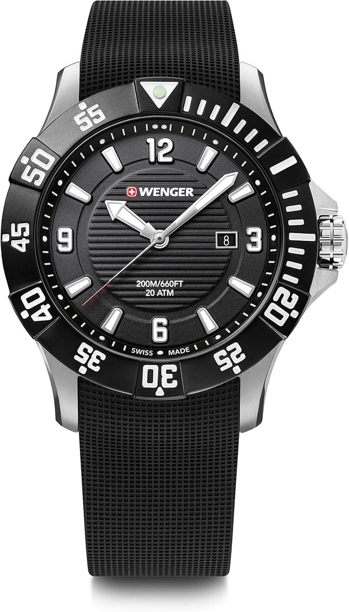 レア WENGER Seaforce 01.0641.129 メンズ 腕時計 WENGER Watch SEAFORCE 01.0641.132 Quartz Men's Black | eBay