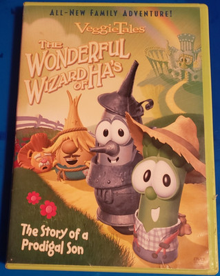 ONE USED DVD - The Wonderful Wizard of Ha's - Veggie Tales   *Buy 2 Get 1 FREE