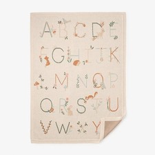 Elegant Baby - Rainy Day Alphabet Knit Blanket 30" x 40" Blanket - 89541