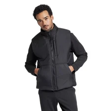 All In Motion Men's Puffer Vest Sleeveless Jacket Recycled Front Pocket