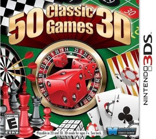 50 Classic Games 3D - Nintendo 3DS Game Only