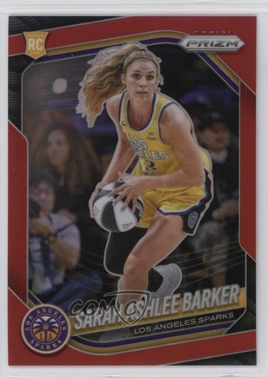 2025 Panini Prizm WNBA Red Prizm 231/299 Sarah Ashlee Barker #31 0xh3