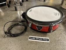 12" Roland PD-125 Mesh Head V Drum PD125 RED Rough Badge TESTED 100% cable #FO2