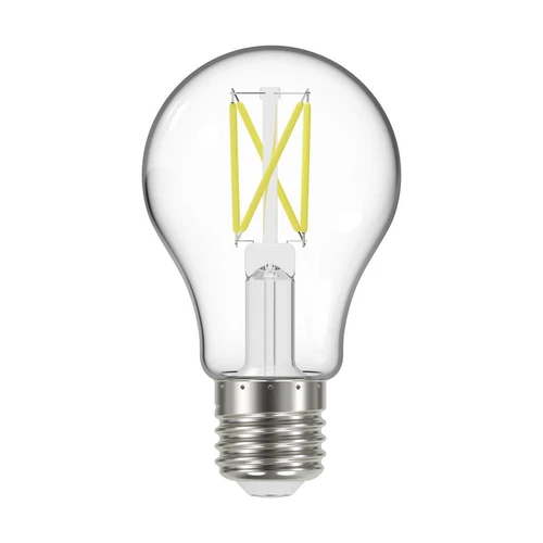 S12409 LED Filament Bulb 120V 5W 40W A19 Medium E26 Base Clear 2700K Warm White - Picture 1 of 7