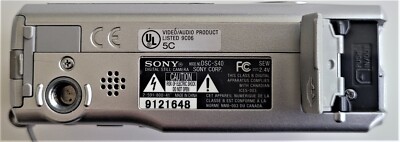 Sony Cyber-shot DSC-S40 4.1MP Digital Camera - Silver for sale