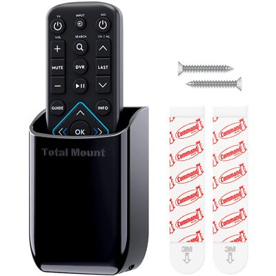 Hole-Free Remote Control Holder   Eliminates Need to Drill Holes in Your Wall...