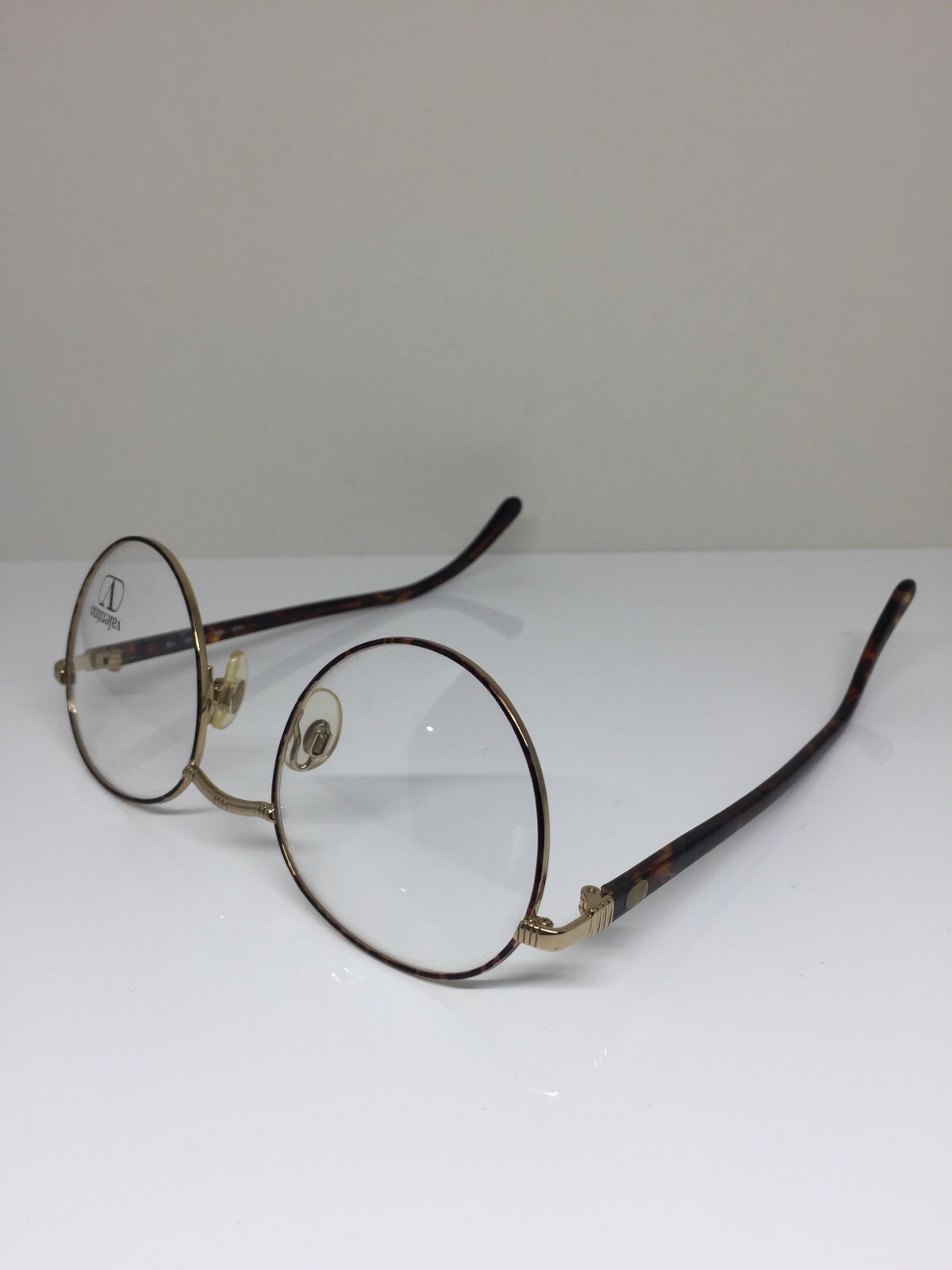 New Vintage Valentino V406 Eyeglasses C. 906 Gold with Tortoise 52-20mm Italy image 8