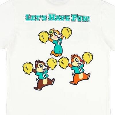 ディズニー　cheer together Tシャツ130cm Japan Tokyo Disney Resort Cheer Together T-shirt Adult Chip