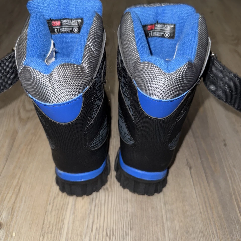 DSG Invierno Botas de Nieve Niños Talla 13 Niños Cálidas Aisladas Negro Azul Gris Foto 4 de 4