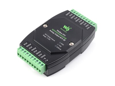 Waveshare Industrial 8-Ch Analog Output Module 12-bit DA Conversion Support 8-ch