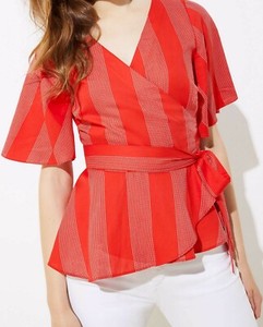 ann taylor loft wrap top
