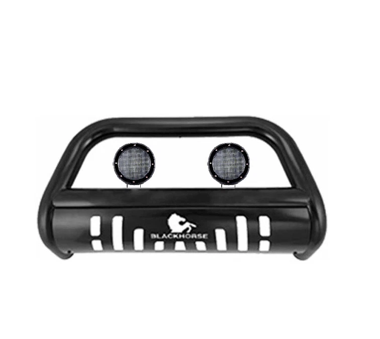 Protector de empuje Black Horse Bull Bar con deslizamiento negro con LED de 5,3" para GMC Jimmy 1998-2002 Foto 4 de 4