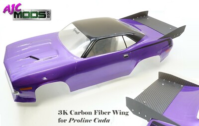 Carbon Fiber High Downforce Rear Wing Proline 1972 Plymouth