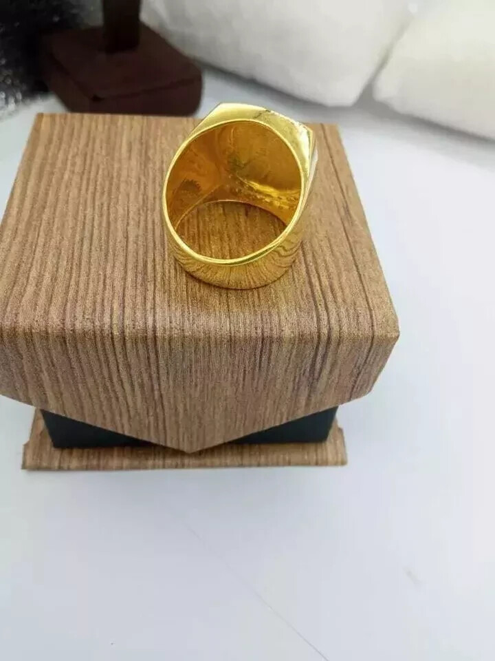 Bague de mariage or jaune 18 carats 1 ct certifié IGI coussin créé en