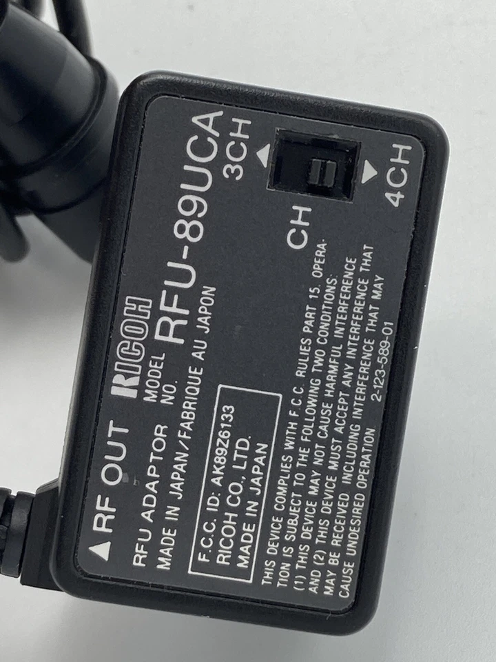 RICOH Sony RFU-89UC RFU ADAPTOR Connect your camcorder to TV input - Image 2 of 3