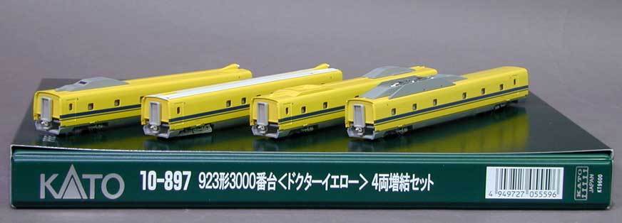 Kato 10-897 Type 923-3000 Shinkansen Dr. Yellow 4 Cars Add-On Set