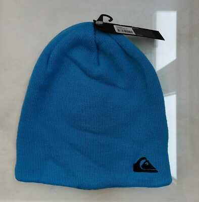 MN61 Quiksilver Quicksilver Zuccotto Original Mütze Cuffia Kappe Acryl Blau