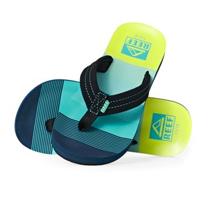 green reef flip flops