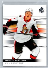 2020 Upper Deck SP Authentic #43 Brady Tkachuk Ottawa Senators
