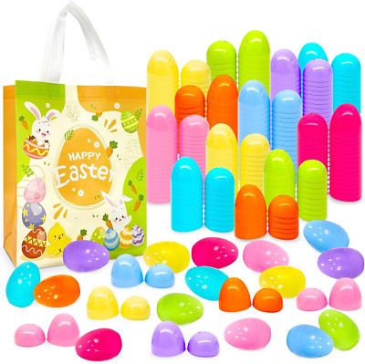 400Pcs Colorful Easter Eggs with 4 Cute Bags for Kids Egg Hunt Supplies