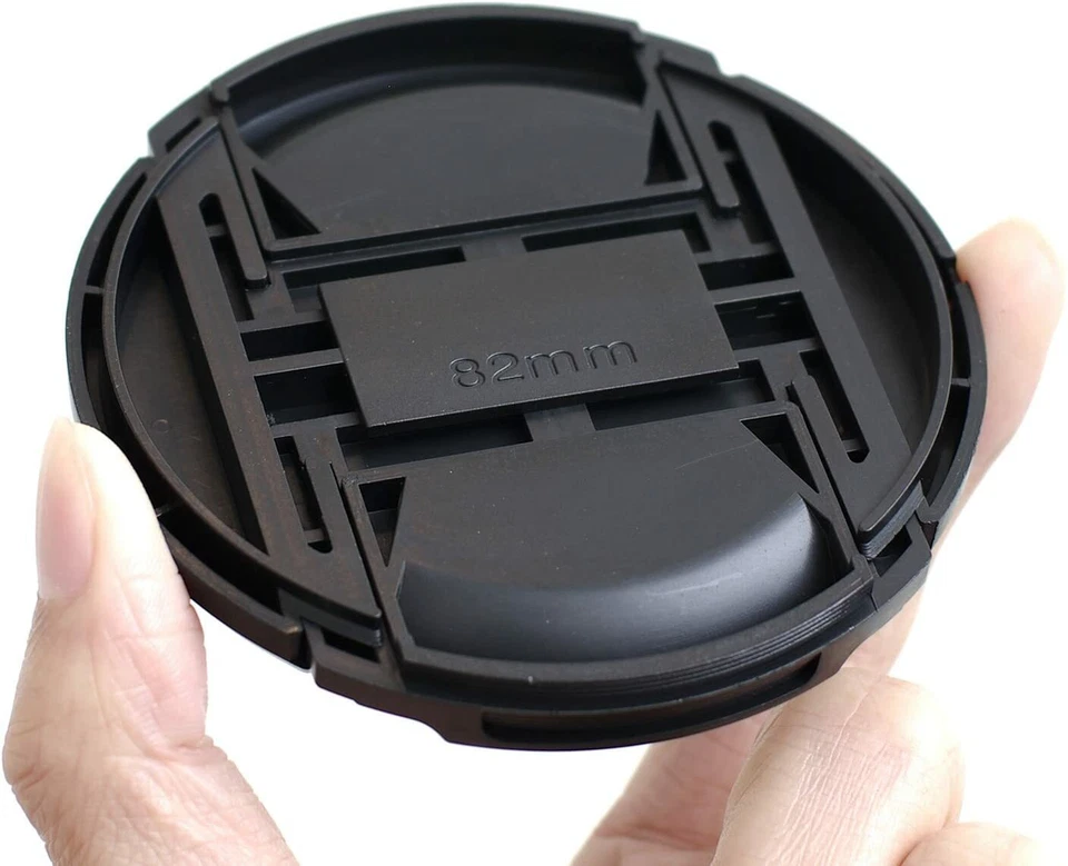 82mm Snap on Front Lens Cap For Nikon Canon Sony Pentax Lenses  - Image 2 of 2