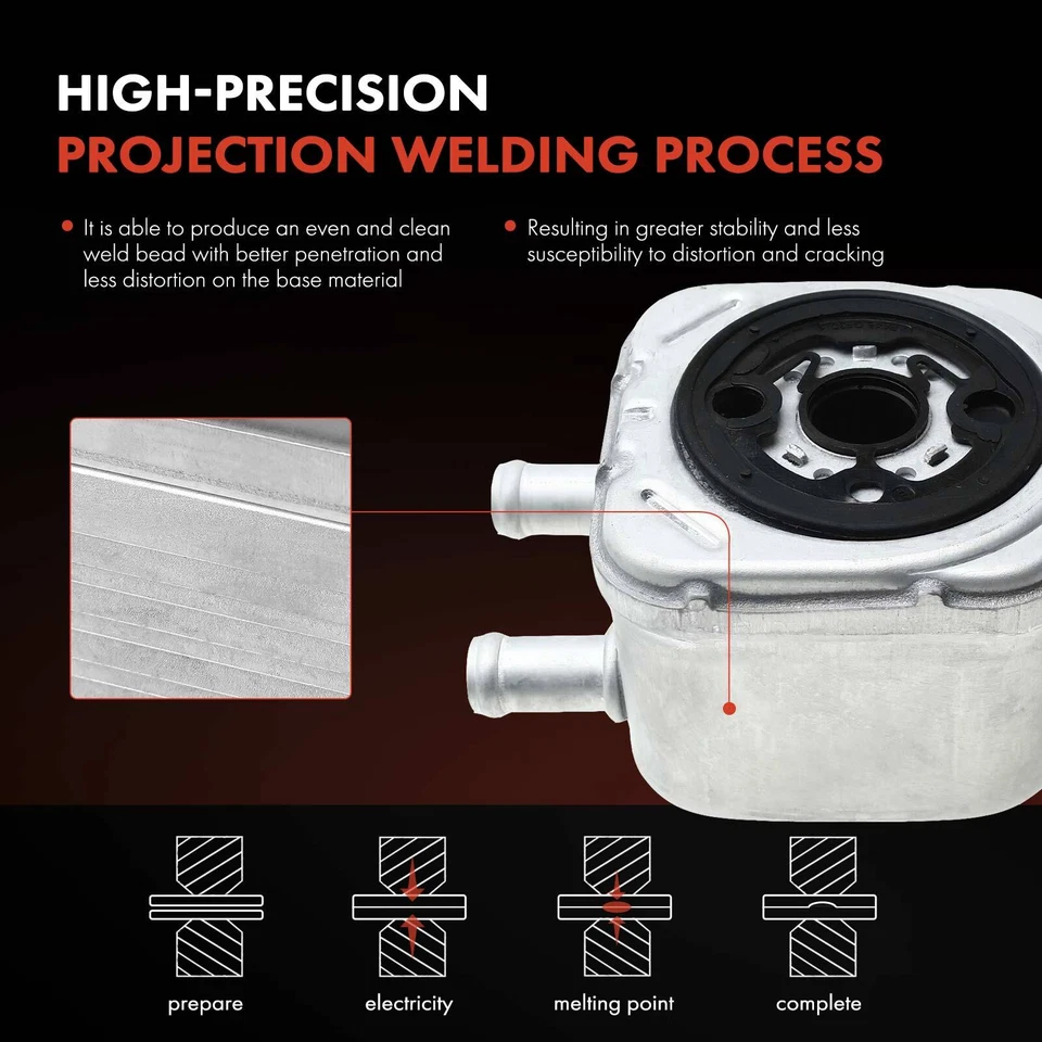 Engine Oil Cooler for Audi A4 Quattro A6 Quattro TT Quattro VW Passat 1998-2005 - Image 4 of 4