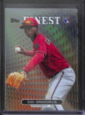 2013 Topps Finest Rookie Orange Refractor #45 Didi Gregorius No 47 of 99
