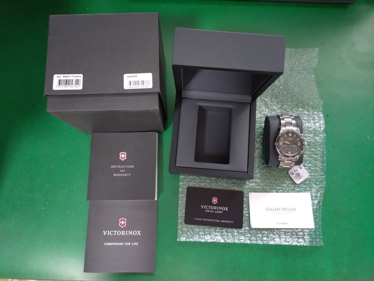 Victorinox Chrono Classic 1/100 241569 Gray x Silva | eBay