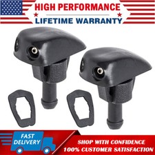 2PCS Universal Car Windshield Wiper Nozzle Sprayer Washer Spray Nozzle Sprinkler