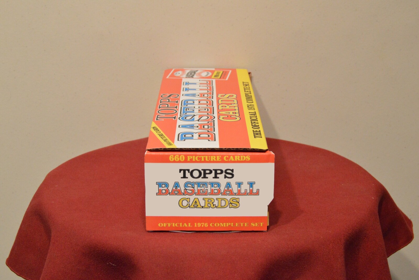 Custom Made 1976 TOPPS Baseball Card Set Storage Box eBay