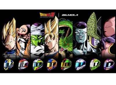 Full Set motorcycle helmet Bilmola RAPID S DRAGONBALL Z SPECIAL Limited EDITION