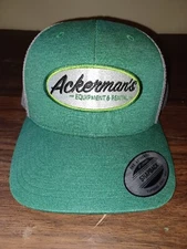 Ackerman's Equipment & Rental Baseball Hat Yupoong Brand