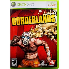 Borderlands Xbox 360 w. manual, works LOOK Free shipping
