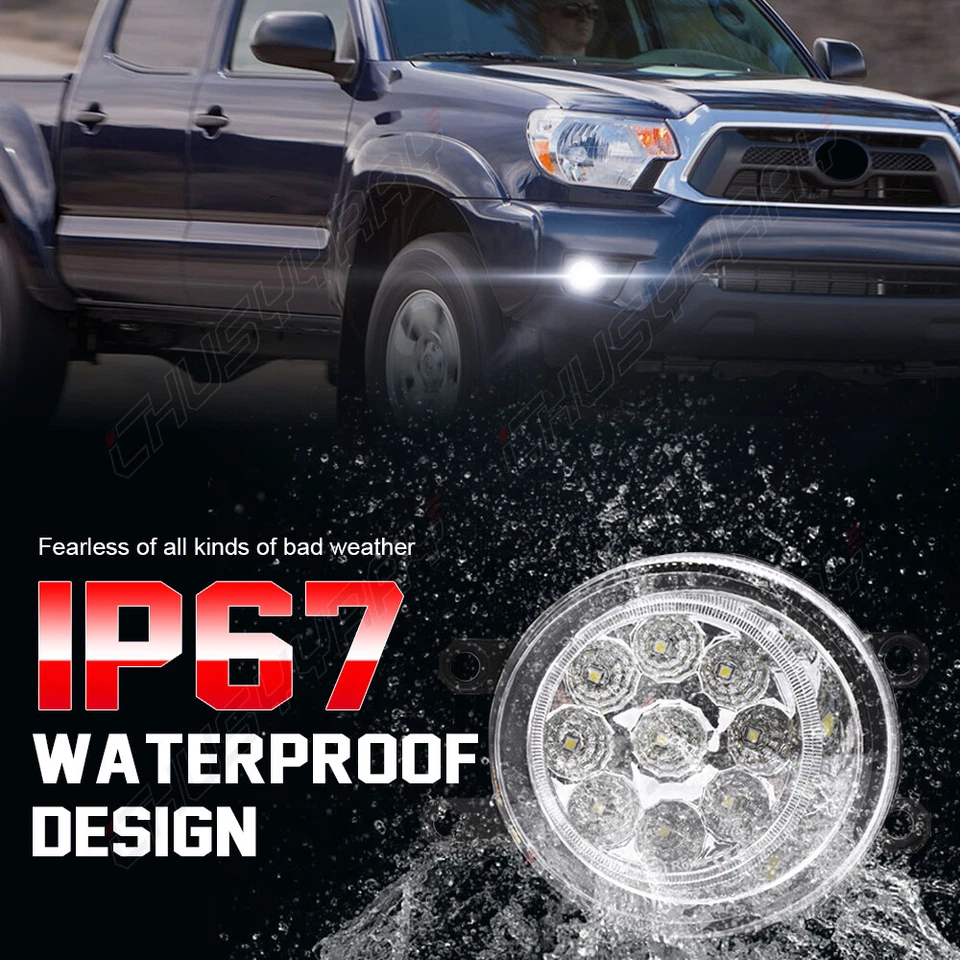 Conjunto de lámpara de conducción de luz antiniebla LED de lente transparente para SCION XA 2006 Foto 4 de 4