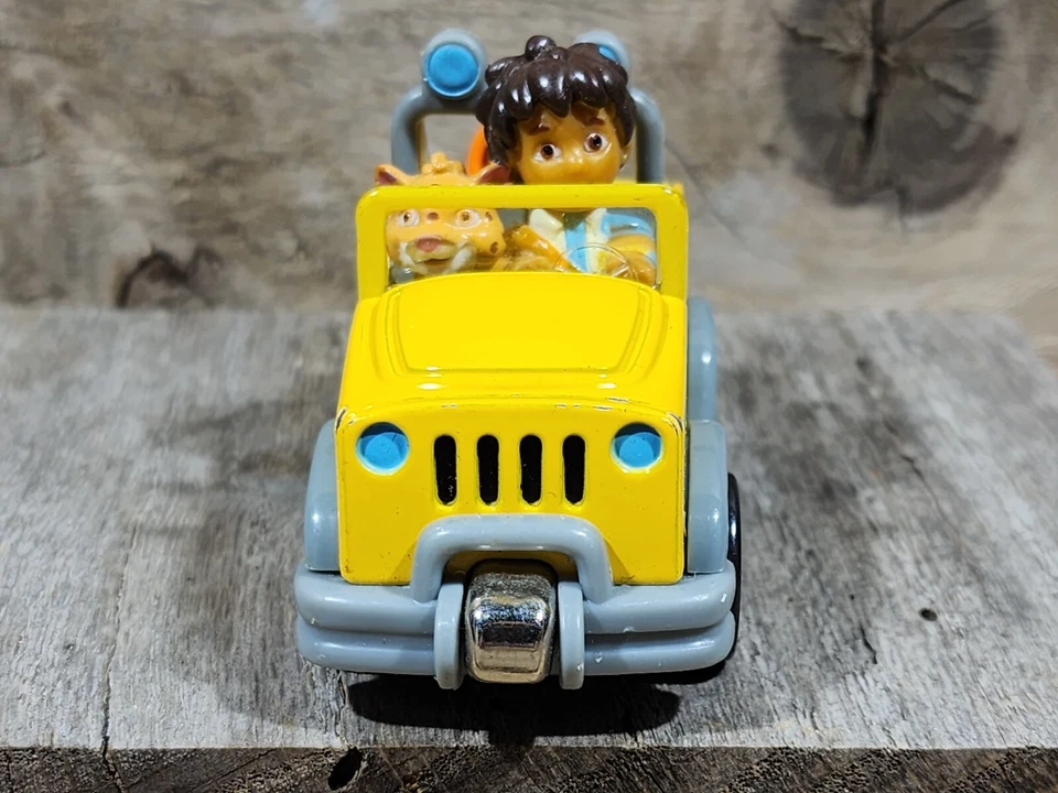 Learning Curve Viacom 2007 Diego safari rescue Jeep toy car yellow fun - Image 2 of 4