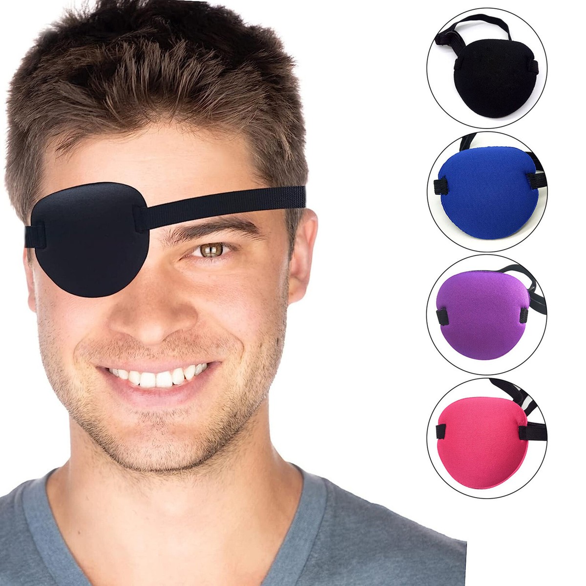Single Eye Adjustable Comfortable 3D Eye Patch Single Eye Single Eye Adjustable Comfortable 3D Eye Patch Single Eye
