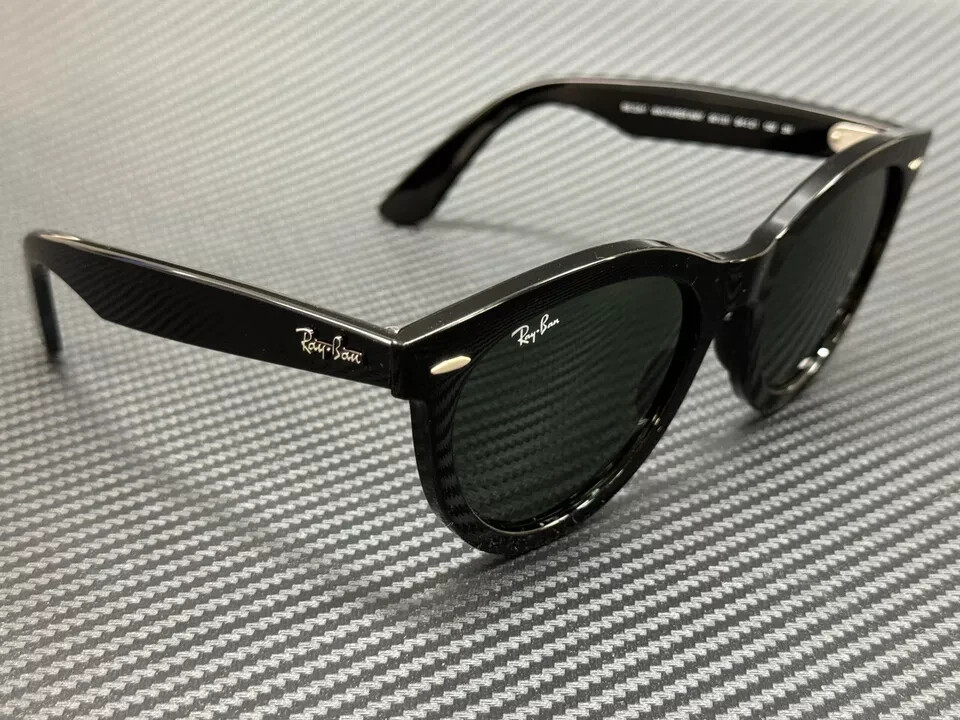 RAY BAN RB2241 901 31 Black Green Unisex 54 mm Sunglasses