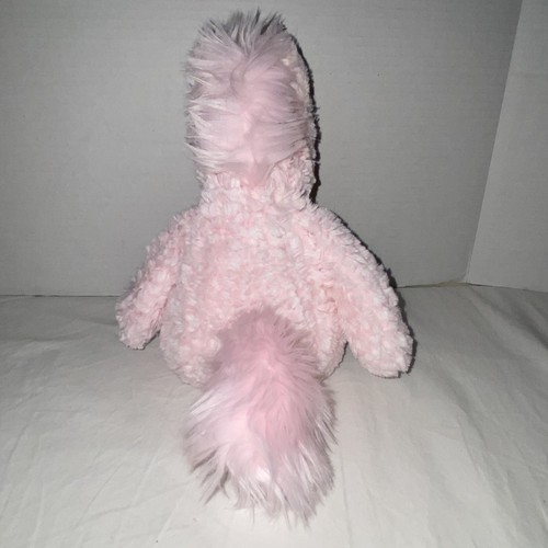 Manhattan Toy Company Pink Plush Unicorn Chenille 13" Stuffed Hard Eyes 2016 - Picture 4 of 14